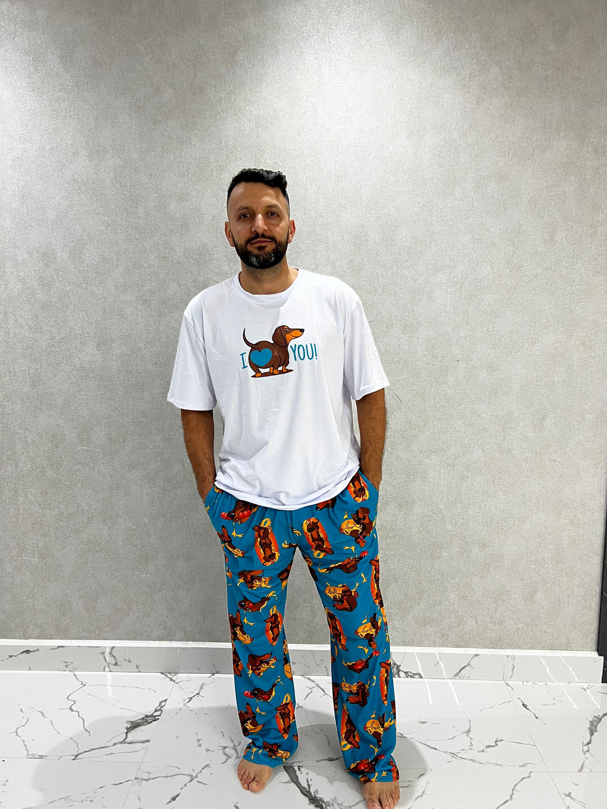 Pijama Hombre Ariel Perritos | BelaMhila