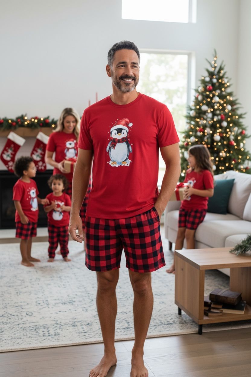 Jael navidad rojo hombre