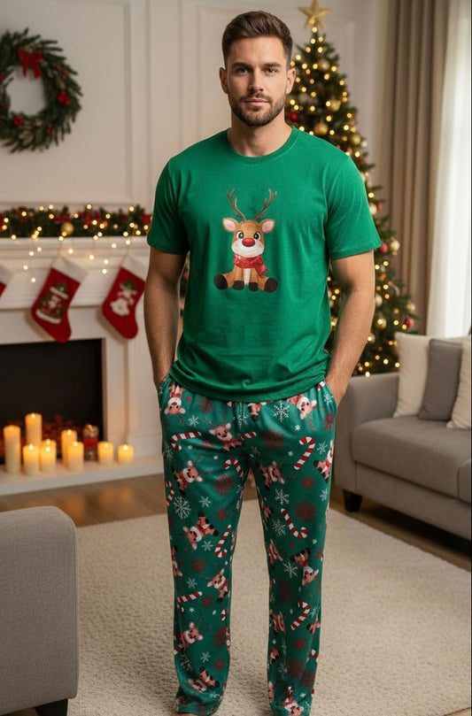 Ariel navidad verde hombre